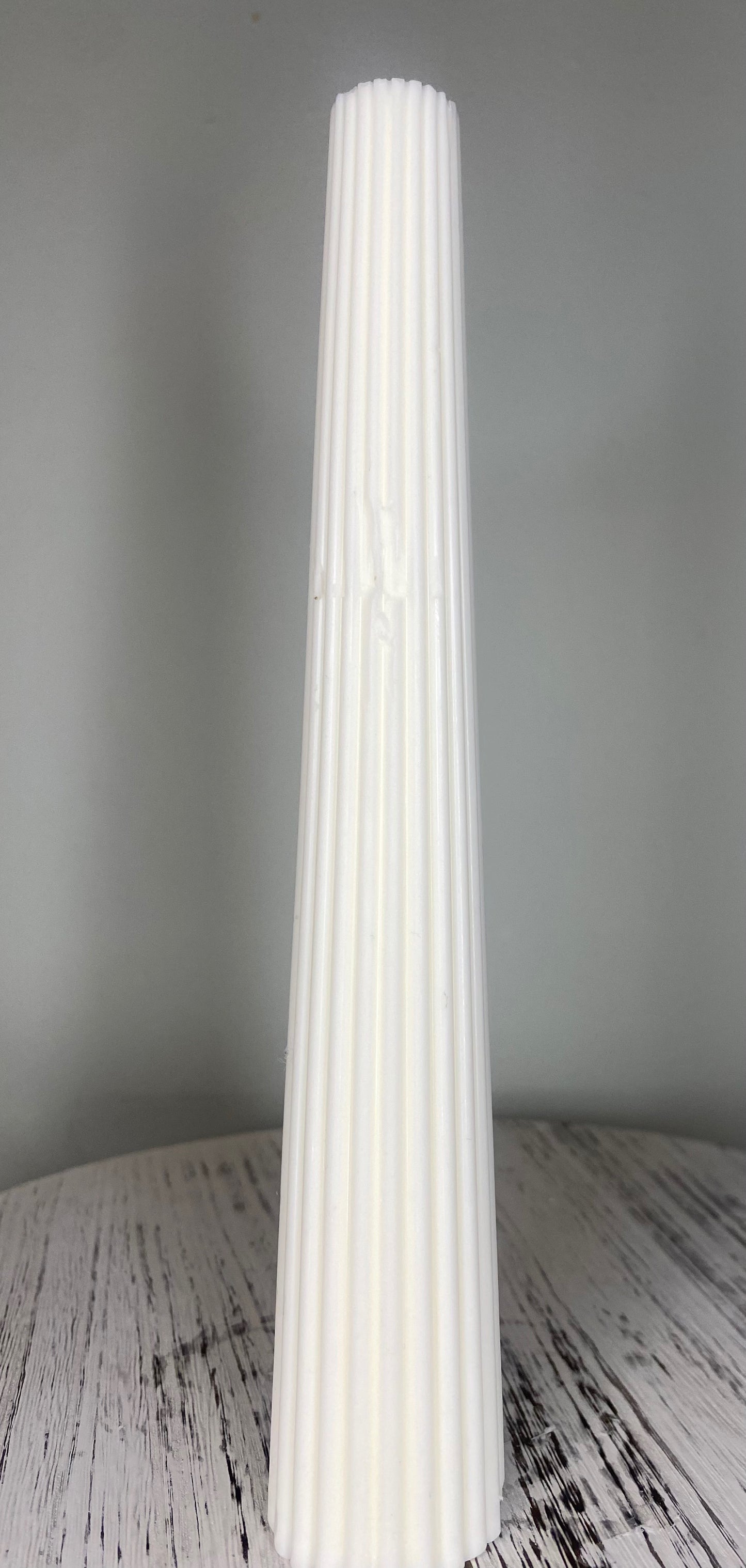 White Taper Candle