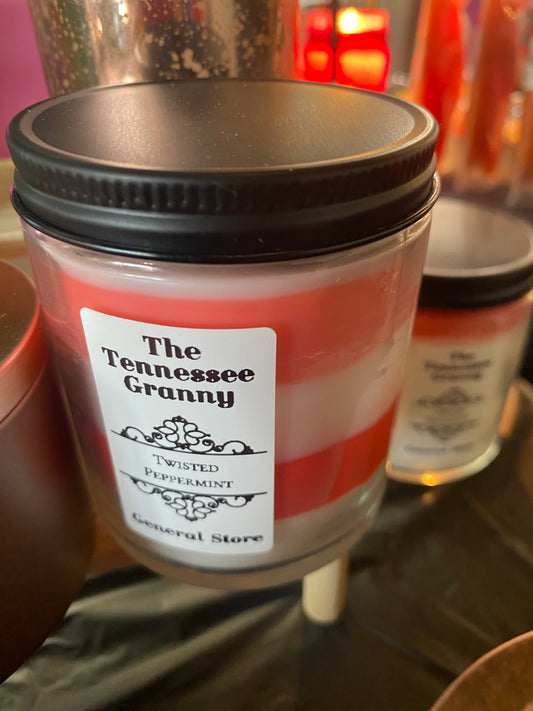 Peppermint All Natural Soy Candle 8oz